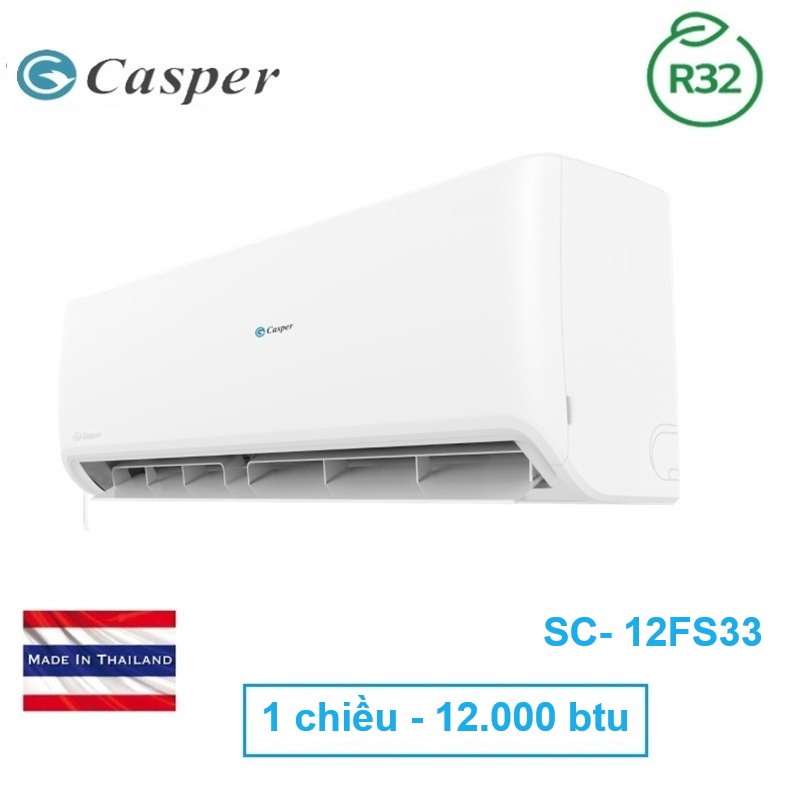 Điều hòa Casper 12000 btu 1 chiều SC-12FS33