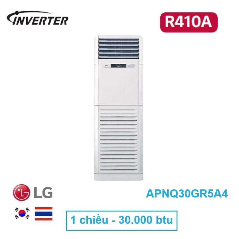 Điều hòa cây LG 30000 btu APNQ30GR5A4 Inverter 1 chiều gas R410a