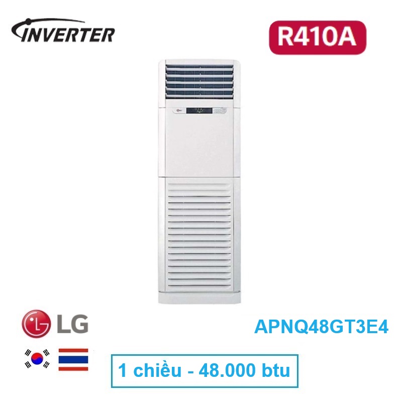 Điều hòa cây LG 48000 btu APNQ48GT3E4 Inverter 1 chiều gas R410a
