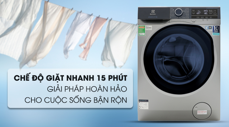 Máy giặt Electrolux 9.5 kg EWF9523ADSA giá rẻ - giặt nhanh