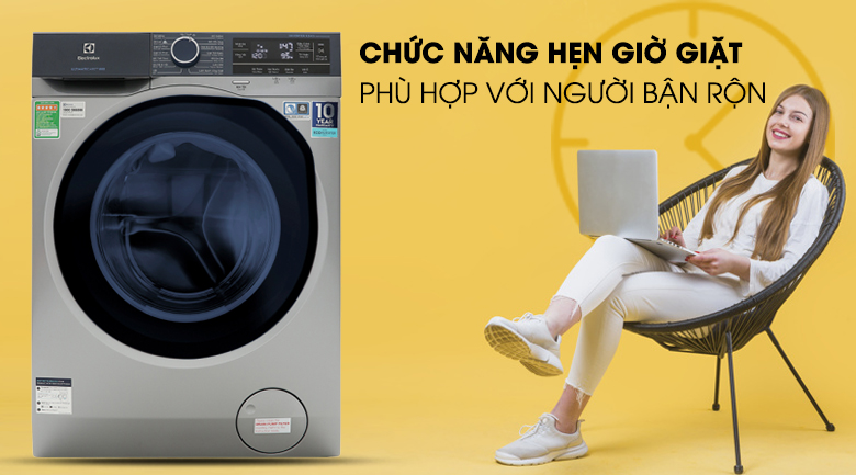 Máy giặt Electrolux 9.5 kg EWF9523ADSA giá rẻ - hẹn giờ giặt