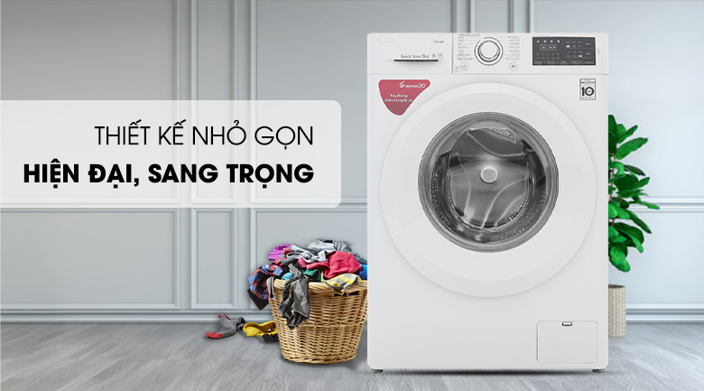Máy giặt LG 8Kg inverter FC1408S5W giá rẻ tại vinh nghệ an