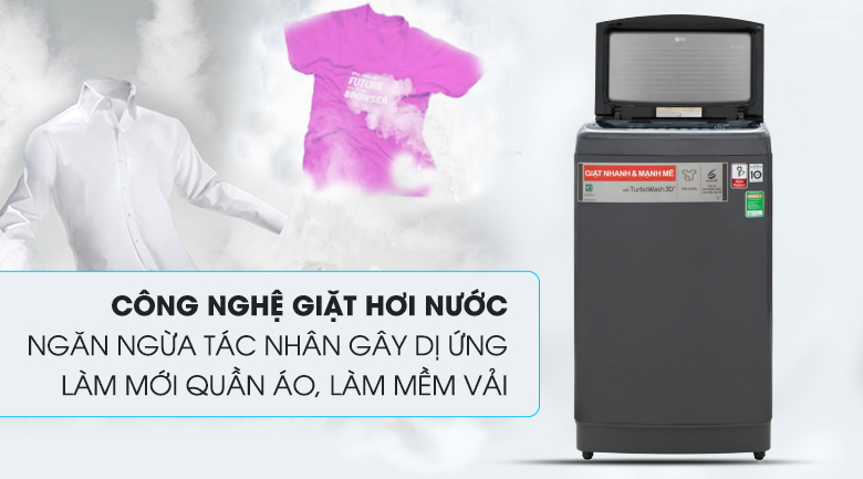 Máy giặt LG 13 kg lồng đứng TH2113SSAK giá rẻ nhất tại tp vinh, Nghệ An