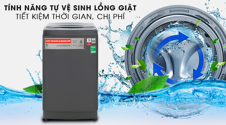 Máy giặt LG 13 kg lồng đứng TH2113SSAK giá rẻ nhất tại tp vinh, Nghệ An