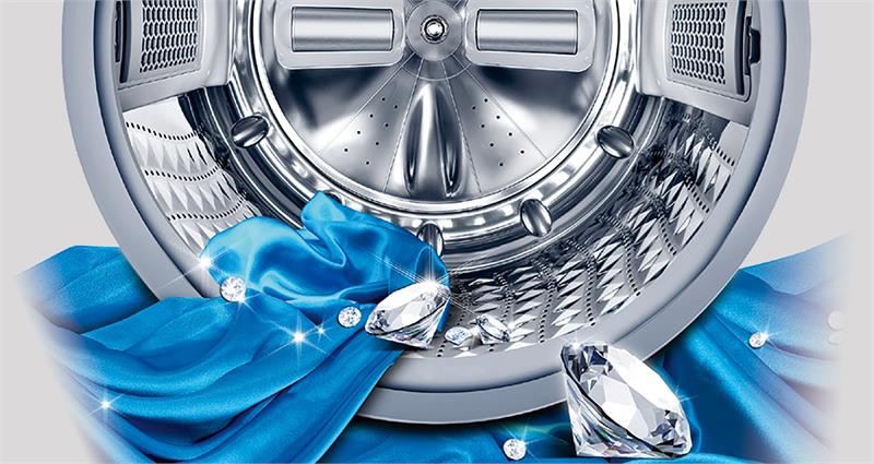 Máy giặt Samsung 8.5 Kg Addwash WW85K54E0UW/SV- lồng giặt kim cương