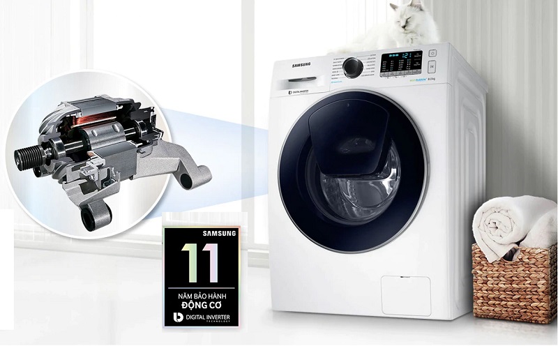 Máy giặt Samsung 9Kg addwash WW90K54E0UW/SV giá rẻ tại vinh- bền bỉ