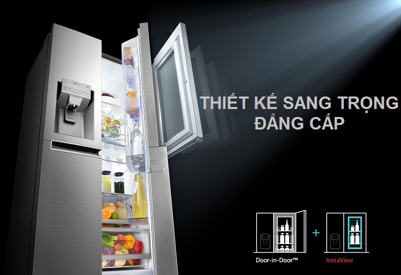 Tủ lạnh LG Door-in-Door 601 lít GR-X247JS- thiết kế đẳng cấp