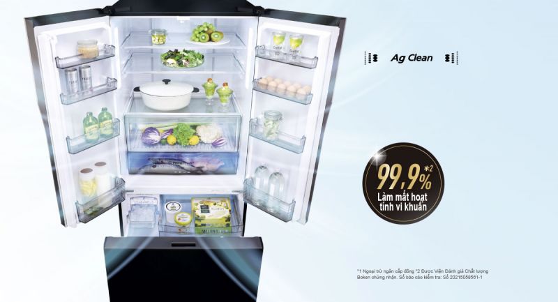 Tủ lạnh Panasonic 446 lít NR-CY550GKVN- kháng khuẩn Ag clean