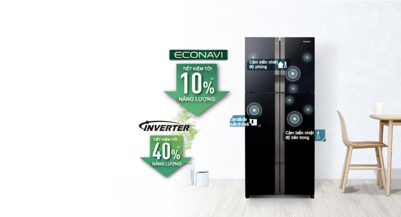 Tủ lạnh Panasonic 550 lít multi door NR-DZ600GKVN tại kho giá rẻ- tiết kiệm năng lượng