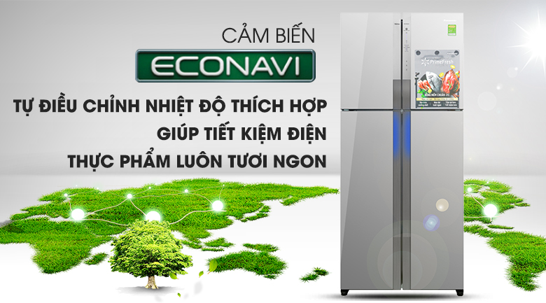 Tủ lạnh Panasonic 550L NR-DZ600MBVN - cảm biến econavi