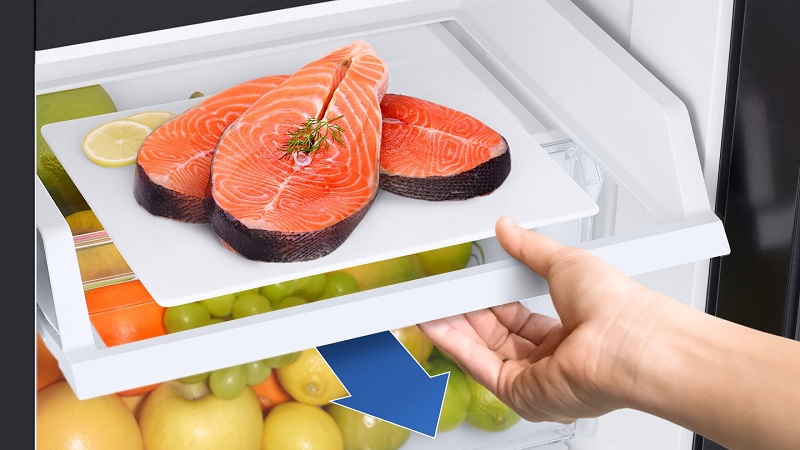 Tủ lạnh Samsung RS63R5571SL/SV- tìm kiếm thực phẩm dễ dàng
