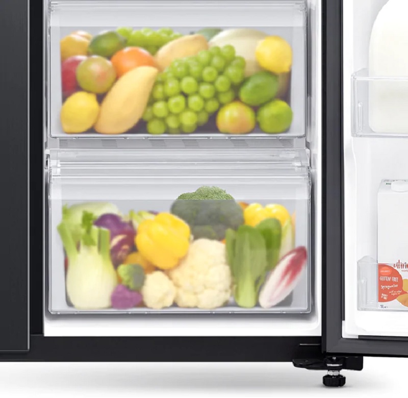 Tủ lạnh Samsung 634 lít side by side RS63R5571SL/SV- dữ trữ rau quả