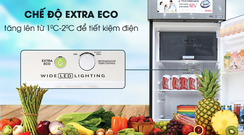 Tủ lạnh Sharp 271 lít SJ-X281E-SL- chế độ extra cool