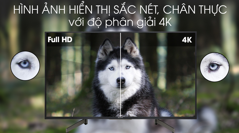 Smart Tivi Sony 4K 43 inch KD-43X7000G  giá rẻ nhất tại tp Vinh