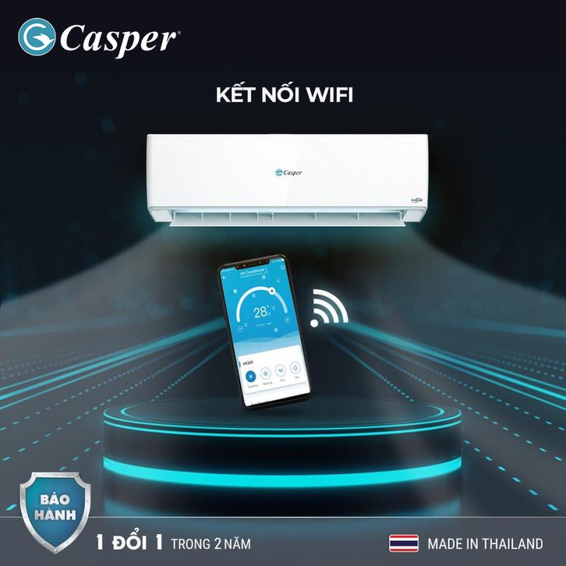 điều hòa casper 2021- Kết nối wifi, điều khiển dàn lạnh thông minh