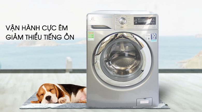 Vận hành cực êm - Máy giặt Electrolux Inverter 10 kg EWF14023S