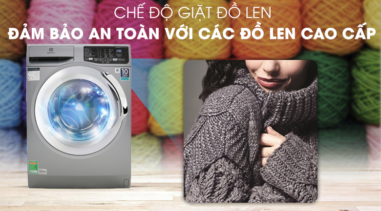 Máy giặt Electrolux Inverter 9 Kg EWF9025BQSA - Chế độ giặt đồ len