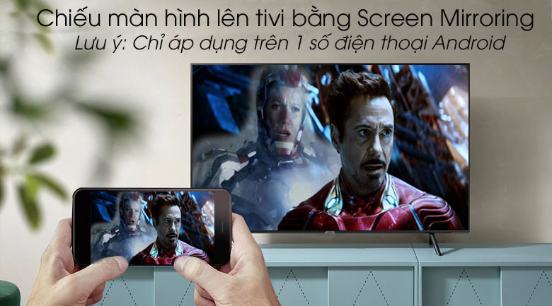 Smart Tivi Samsung 4K 43 inch UA43RU7200 - Screen Mirroring
