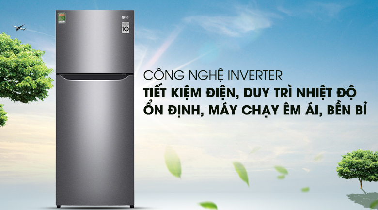 Tiết kiệm hiệu quả chi phí điện cho gia đình - Tủ lạnh LG Inverter 209 lít GN-L225S