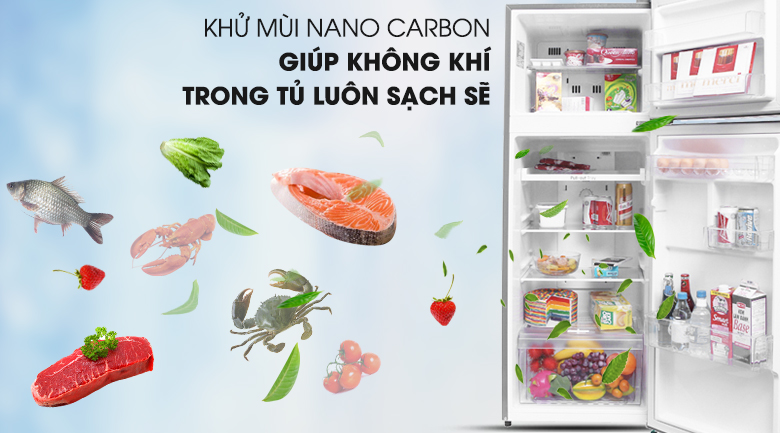 Tủ lạnh LG Inverter 209 lít GN-L225S - Nano Carbon