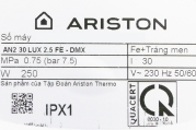 Bình nóng lạnh Ariston 30 lít AN2 30 LUX 2.5 FE