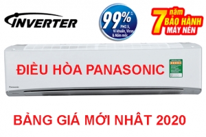 Bảng giá điều hòa Panasonic mới nhất 2020, giá tốt nhất