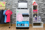 Máy giặt Samsung 9kg lồng đứng WA90J5710SG/SV