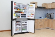 Tủ lạnh Sharp 556 lít 4 cánh SJ-FX630V-ST giá rẻ tại vinh, nghệ an