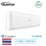 Điều hòa Casper 9000 btu TC-09IS36 inverter 1 chiều