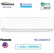 Điều hòa Panasonic 24000 btu  1 chiều inverter RU24AKH-8